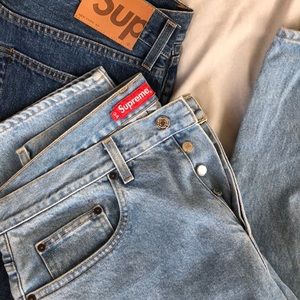 Supreme denim jeans